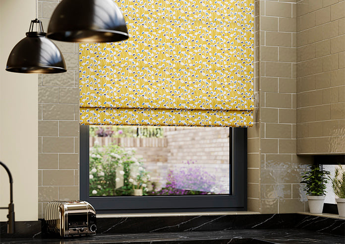 Clara, Saffron - Roman Blind - Image 5